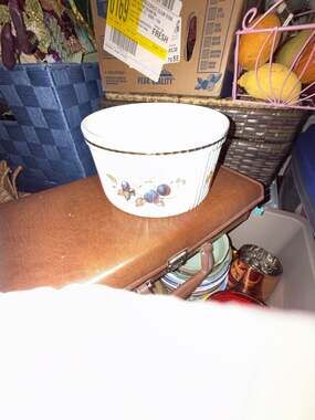 Royal Worcester Evesham Gold Souffle Bowl